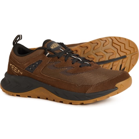 KEEN Hiking Sneakers Trail Shoes Brown Leather Mesh Outdoor Size 8 Amazon.com | KEEN Men main image 2