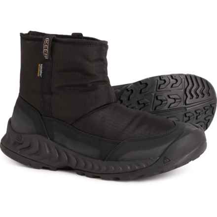 Keen Hood NXIS Pull-On Boots - Waterproof, Insulated (For Men) in Black/Black