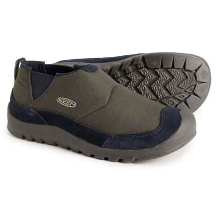 Keen Hoodcamp FR Shoes - Slip-On (For Men) in Black Olive/Sky Captain