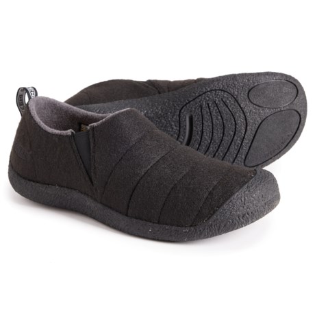 Keen Howser II Shoes - Slip-Ons (For Men) in Black Felt/Black