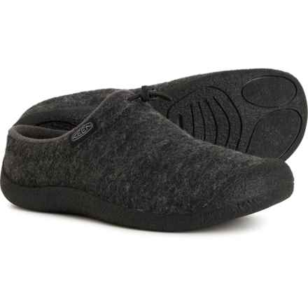 Keen Howser III Slide Shoes (For Men) in Charcoal Grey Felt/Black