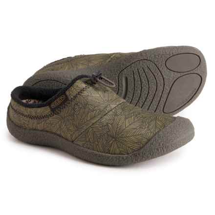Keen Howser III Slide Shoes (For Men) in Olive Drab Leaf