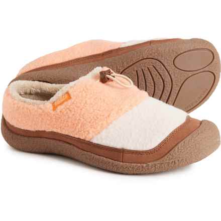 Keen Howser III Slide Shoes (For Women) in Birch/Tangerine