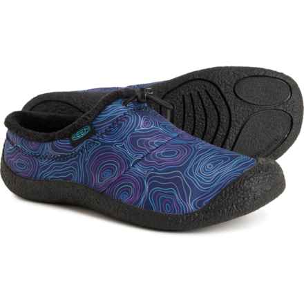 Keen Howser III Slide Shoes - Open Back (For Women) in Black/Blue Atoll