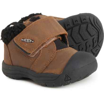 Keen Infant and Toddler Boys Kootenay IV Chukka Boots - Insulated, Leather in Toasted Coconut/Vapor