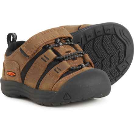 Keen Infant and Toddler Boys Newport Shoes - Leather in Bison/Black