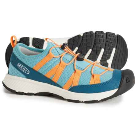 Keen Infant and Toddler Girls Motozoa Sneakers in Legion Blue/Tangerine
