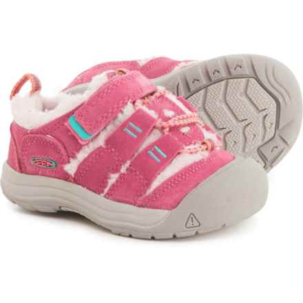 Keen Infant and Toddler Girls Newport Shoes - Leather in Fruit Dove/Ballet Slipper