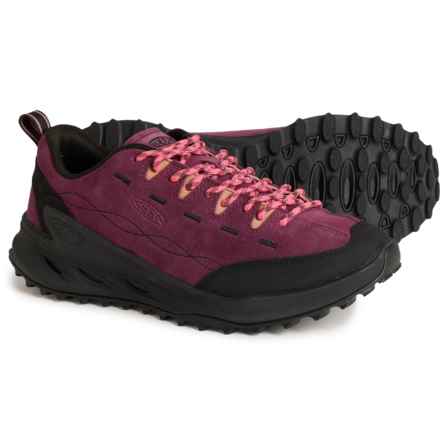 Keen Jasper Zionic Hiking Shoes - Suede (For Women) in Fig/Lilas