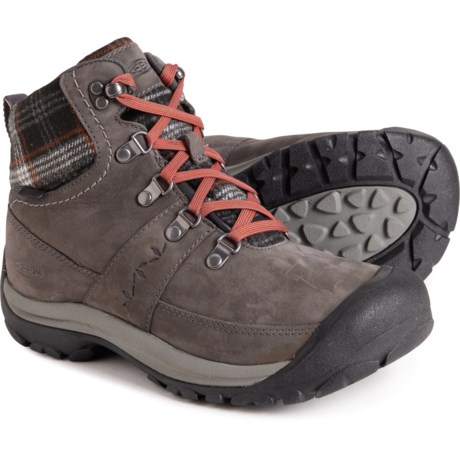 Keen Kaci III Winter Mid Boots - Waterproof, Insulated (For Women) in Magnet/Black Plaid