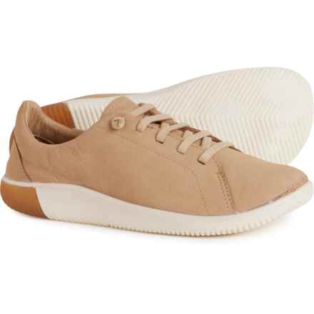 Keen KNX Lace Sneakers - Leather (For Women) in Safari/Star White