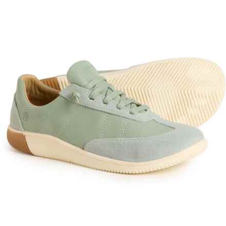 Keen KNX T-Toe Sneakers - Leather (For Women) in Iceberg Green/Birch