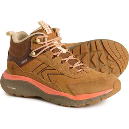 Keen Leiki Mid Hiking Boots - Waterproof, Leather (For Women) in Chipmunk/Bison