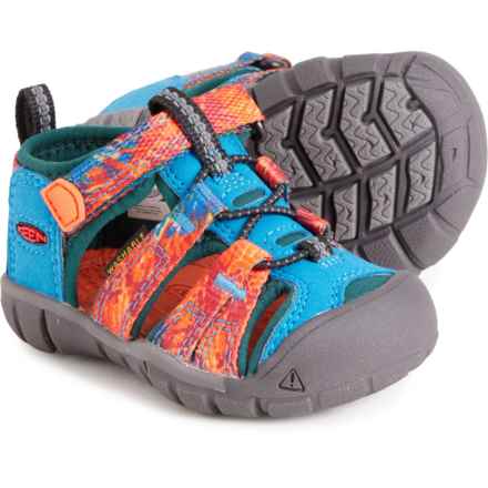 Keen Little Boys Seacamp II CNX Sport Sandals in Multi/Austern