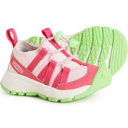 Keen Little Girls Motozoa Sport Sandals in Raspberry/Summer Green