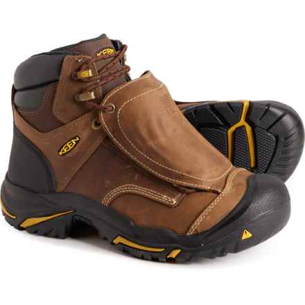 Keen Mt. Vernon MET Work Boots - Steel Safety Toe (For Men) in Cascade Brown