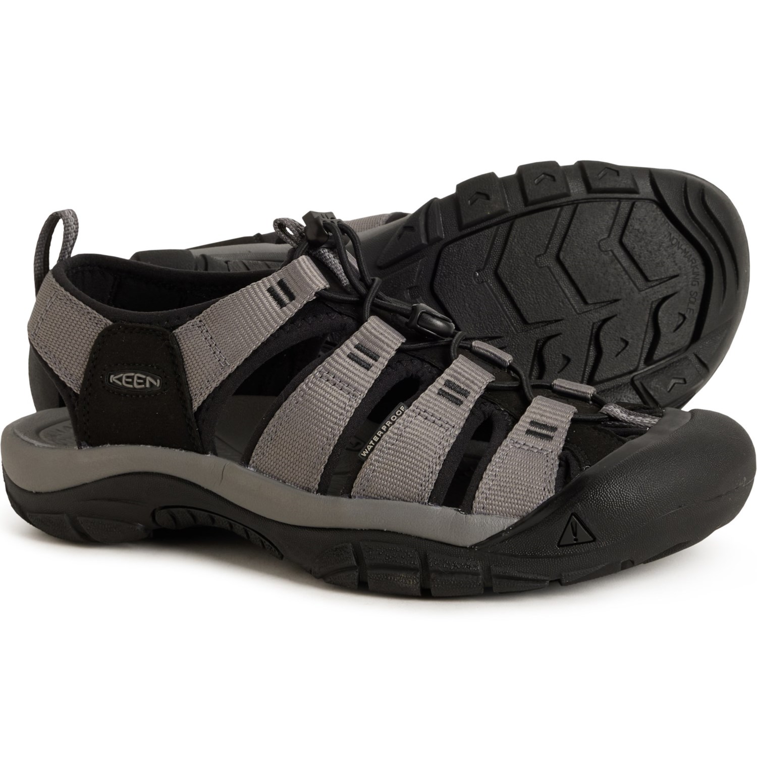 Amazon.com | Keen Men's Newport H2 Sandal,Navy/Medium Grey,7