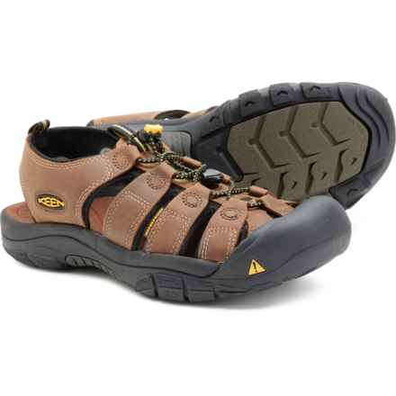 Keen Newport Sport Sandals - Waterproof, Leather (For Men) in Bison