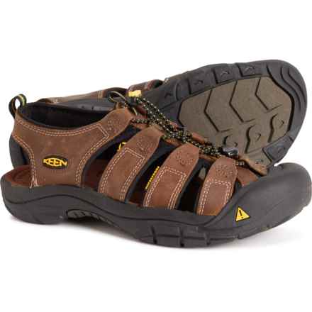 Keen Newport Sport Sandals - Waterproof, Leather (For Men) in Bison