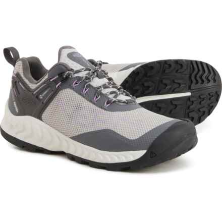 Keen NXIS Evo Hiking Shoes - Waterproof (For Women) in Steel Grey/English Lavender