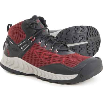 Keen NXIS Evo Mid Hiking Boots - Waterproof (For Men) in Merlot/Black