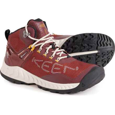 Keen NXIS Evo Mid Hiking Boots - Waterproof (For Women) in Andorra/Golden Yellow
