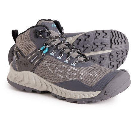 (取寄) キーン メンズ スティーンズ ミッド ハイキング ブーツ Keen men Steens Mid Hiking Boots (For Men)  Steel Grey/Ocean Wave 取寄) キーン メンズ スティーンズ ミッド ハイキング ブーツ Keen men