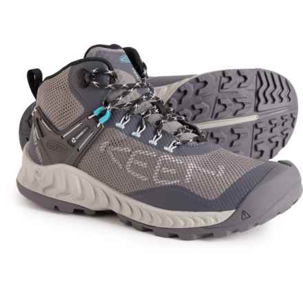 Keen NXIS Evo Mid Hiking Boots - Waterproof (For Women) in Magnet/Ipanema