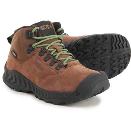 Keen NXIS Explorer Mid Hiking Boots - Waterproof, Leather (For Women) in Bison/Campsite