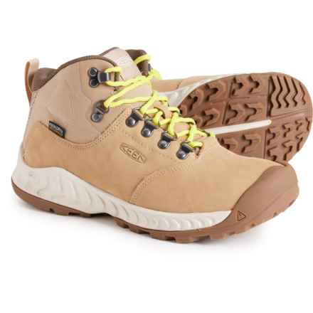 Keen NXIS Explorer Mid Hiking Boots - Waterproof, Leather (For Women) in Safari/Birch
