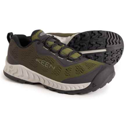Keen NXIS Speed Hiking Shoes (For Men) in Military Olive/Ombre