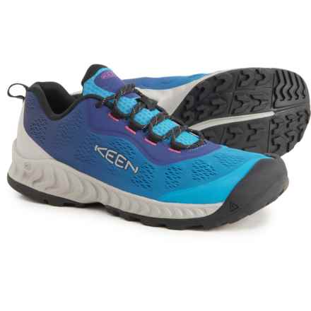 Keen NXIS Speed Hiking Shoes (For Women) in Fjord Blue/Ombre