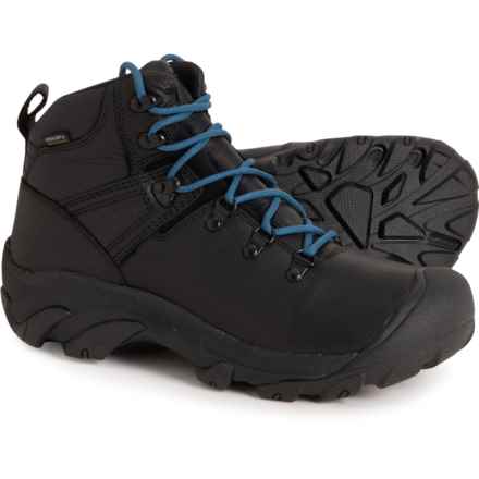 Keen Pyrenees Hiking Boots - Waterproof, Leather (For Men) in Black/Legion Blue