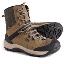 Keen Revel IV High Polar Snow Boots - Waterproof, Insulated (For Women) in Vetiver/Peachy Keen