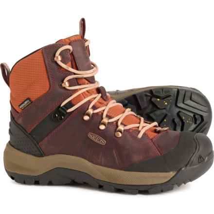 Keen Revel IV Mid Polar Hiking Boots - Waterproof, Insulated, Leather (For Women) in Andorra/Safari