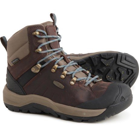Keen Revel IV Mid Polar Hiking Boots - Waterproof, Insulated, Leather (For Women) in Coffee Bean/Balsam