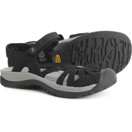Keen Rose Sandals - Factory 2nds (For Women) in Black/Neutral Gray