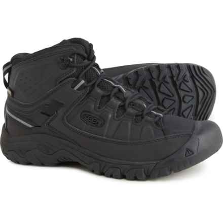 Keen Targhee EXP Mid Hiking Boots - Waterproof (For Men) in Black/Black