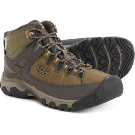 Keen Targhee EXP Mid Hiking Boots - Waterproof (For Men) in Dark Olive/Plaza Taupe