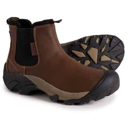 Keen Targhee II Chelsea Boots - Leather (For Men) in Veg Brown/Black