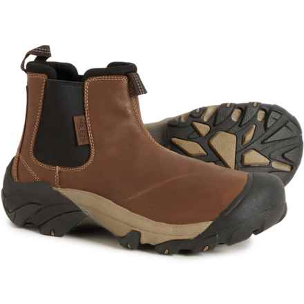 Keen Targhee II Chelsea Boots - Leather (For Men) in Veg Brown/Black