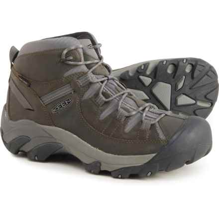 Keen Targhee II Mid Hiking Boots - Waterproof, Leather (For Men) in Steel Grey/Magnet