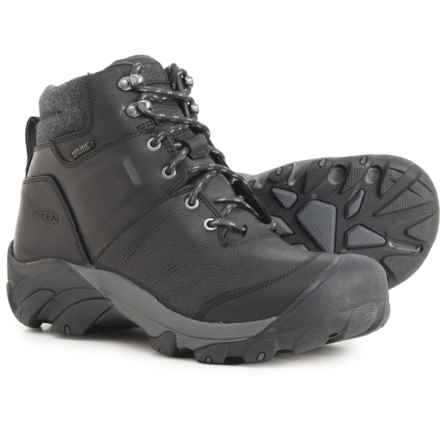 Keen Targhee II Winter Boots - Waterproof, Insulated, Leather (For Men) in Black/Black