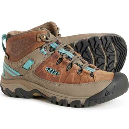 Keen Targhee III Mid Hiking Boots - Waterproof, Leather (For Women) in Toasted Coconut/Porcelain