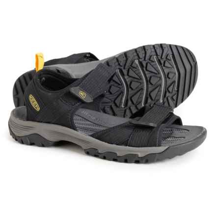 Keen Targhee III Open-Toe H2 Sandals (For Men) in Black/Yellow