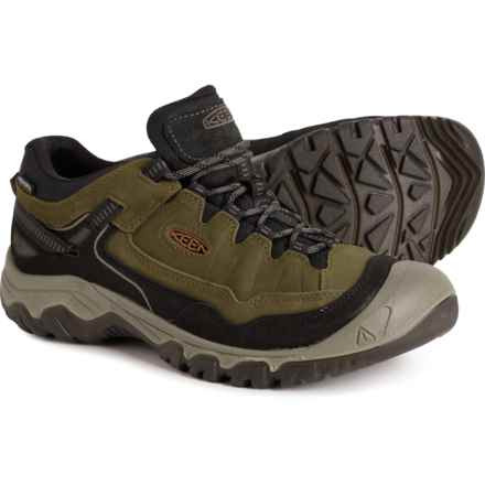 Keen Targhee IV Hiking Shoes - Waterproof (For Men) in Dark Olive/Gold Flame