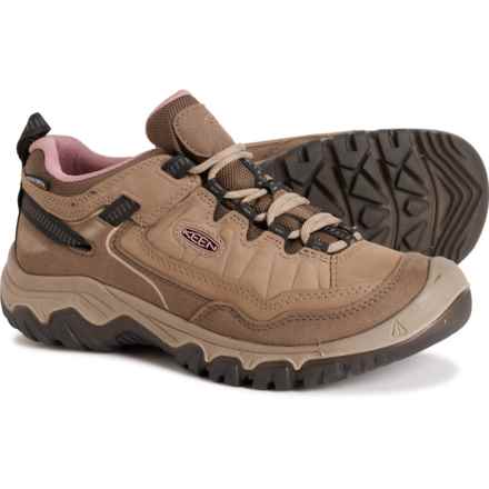 Keen Targhee IV Hiking Shoes - Waterproof (For Women) in Brindle/Nostalgia Rose