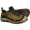Keen Targhee IV Hiking Shoes - Waterproof, Leather (For Men) in Dark Olive/Gold Flame