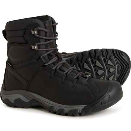 Keen Targhee Lace High Polar Boots - Waterproof, Insulated, Leather (For Men) in Black/Raven
