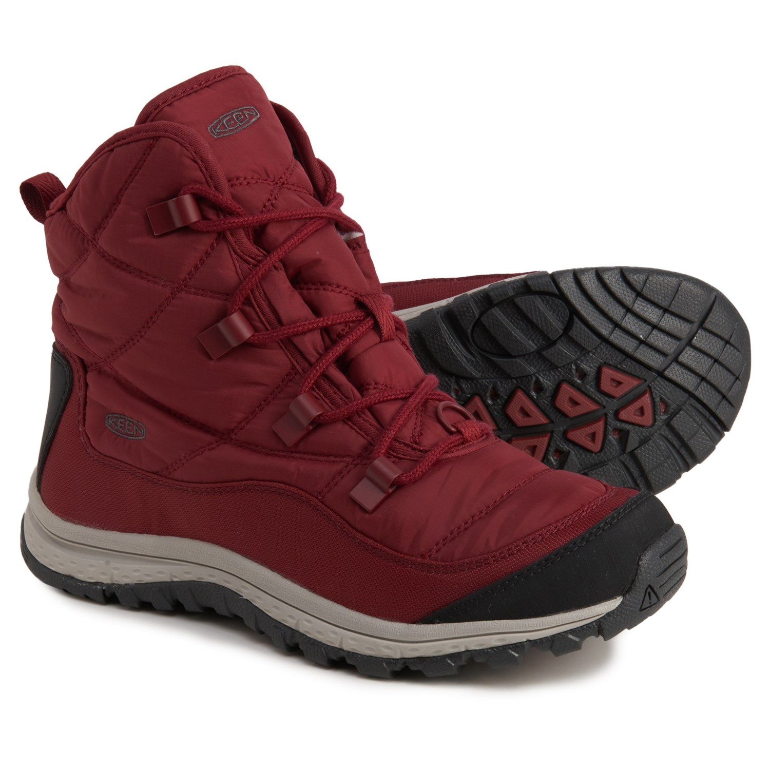 keen red boots